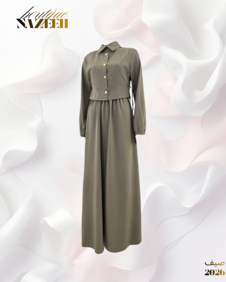 فستان قطعتين عملي